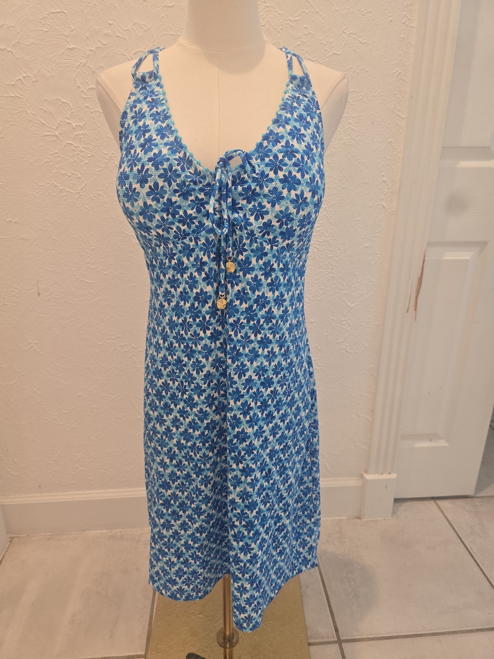 Tommy Bahama Island Cays Shell V-Neck Spa Dress XL NWT Orig $148